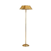 Auriglow Enameled Brass Perforated Floor Lamp - Space Age Style - Home Decor